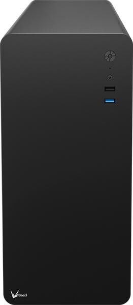 корпус Formula V Line CS-110-S mATX USB3.0x1/USB2.0x1/audio ex Aerocool замятие, наруушина геометрия. (CS-110-S-BK-V1-NNC-003)