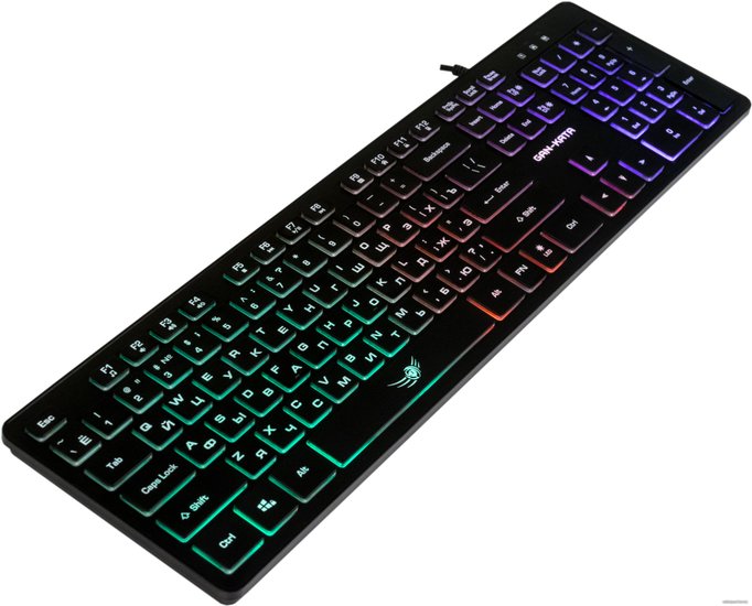 Dialog Gan-Kata Клавиатура KGK-17U BLACK - игровая с RGB-подсветкой, USB, черная