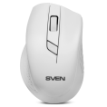 Беспроводная мышь Sven RX-325 Wireless белая 3+1кл. 800-1600DPI, блист SV-03200325WW