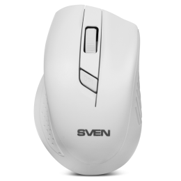 Беспроводная мышь Sven RX-325 Wireless белая 3+1кл. 800-1600DPI, блист SV-03200325WW