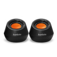 Акустическая система 2.0 ExeGate Disco 130 питание USB, 2х3Вт 6 Вт RMS , 100-20000Гц, черный/оранжевый, Color Box EX287060RUS