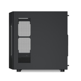 Корпус ПК без блока питания Case SAMA S40 Black, Midi-Tower, TG, 4x120mm ARGB, 2xUSB 3.0 + 1xUSB 3.1 Type-C, ATX, mATX, mITX Black S40-BKAPA4X1-GL