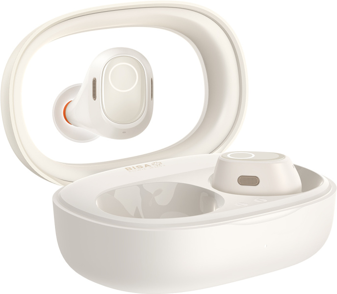 Наушники Baseus NGTW330302 WM03 True Wireless Earphones creamy-white материал: ABS+PC, версия V5.3, расстояние: 10м, емкость аккумулятора: 50 мАч/0,185 Втч наушники , 500 мАч/1,85 Втч чехол для зарядки , Type-C, время зарядки: 1.5ч, время воспроизведен