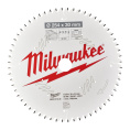 Диск пильный Milwaukee 254x30x3.0x60 ATB 4932471320 по дереву для торцовочной пилы, угол атаки зуба: -5°, низкая вибрация