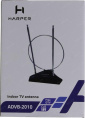 Антенна телевизионная Harper ADVB-2010 7дБ пассивная черный каб.:1.35м
