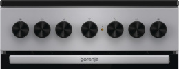 Электрическая плита Gorenje GEC5B20SG,  стеклокерамика,  инфракрасная,  без крышки,  серебристый