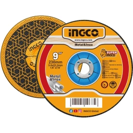 Круг отрезной Metal (230х3.2х22 мм; тип 27; A 30; RBF) INGCO MCD302301HA