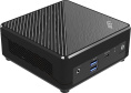 Неттоп MSI Cubi N ADL-018RU, Intel N200, DDR4 4ГБ, 128ГБ SSD , Intel UHD Graphics, Windows 11 Pro, черный [9s6-b0a911-211]