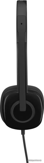 Наушники с микрофоном Logitech H151 черный 1.8м накладные оголовье 981-000590