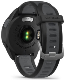 Смарт-часы Garmin Forerunner 165 30.4мм 1.2" AMOLED корп.черный рем.черный разм.брасл.:126-203мм 010-02863-20