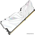 Оперативная память 8Gb Netac Shadow II White NTSWD4P26SP-08W, DDR IV, PC-21300, 2666MHz