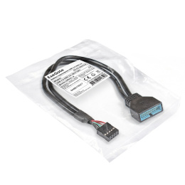 Exegate EX284940RUS Кабель-переходник USB 2.0-USB 3.0 ExeGate EX-CC-U3U2-0.3 9pin/19pin, 0,3м