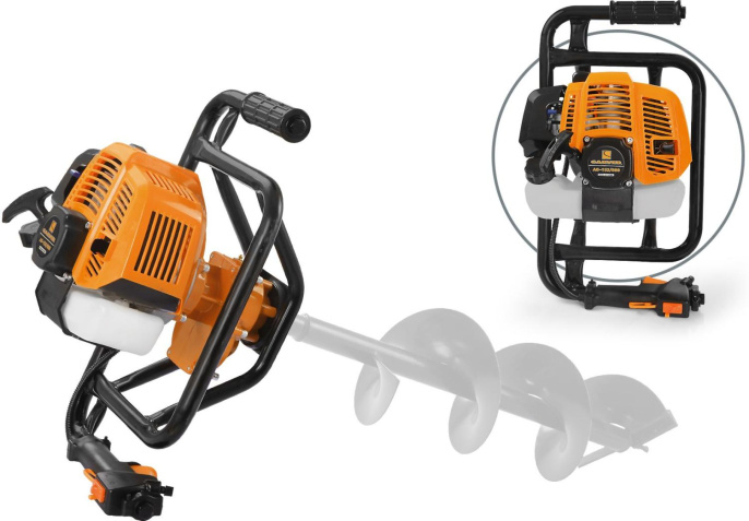 Мотобур CARVER AG-152/000 1.9л.с.,  277об/мин,  52см3 [01.003.00022]