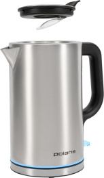 Чайник электрический Polaris PWK 0712CA 1.7л. 2200Вт сталь корпус: металл/пластик