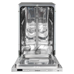 Посудомоечная машина Timberk Set&Dry T-DW45BI103,  узкая, напольная, 59.4см, загрузка 11 комплектов, серебристая