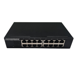 NEOMAX неуправляемый коммутатор NMS-116P-100-S, 16 портов 100 Mbps, металл desktop