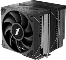 Кулер 1stPlayer CY12D Черный CY12D-BK Intel LGA1851/1700/1200/115x, AMD AM5/AM4, крепление на винтах, 6 тепловых трубок 6мм , размер вентилятора: 120x120x25мм, гидравлический подшипник, 1900об/мин, 57.56CFM, 38.21dB A