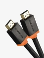 Кабель CABLETIME CH23L (CT-AV540-HE2GN-B2) 2 м, HDMI2.0 AM/AM, 4k/60 Гц, позолоченный, черная ПВХ-оболочка