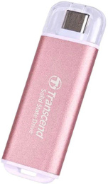 Накопитель SSD Transcend USB-C 512GB TS512GESD310P розовый