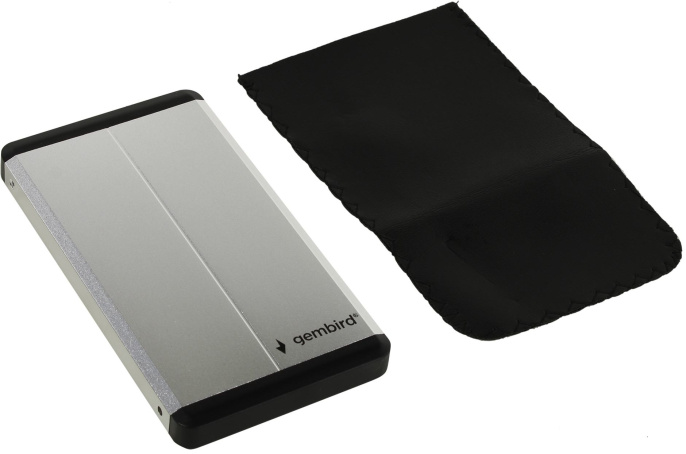 Внешний корпус 2.5" Gembird USB 3.0 SATA металл серебро EE2-U3S-2-S
