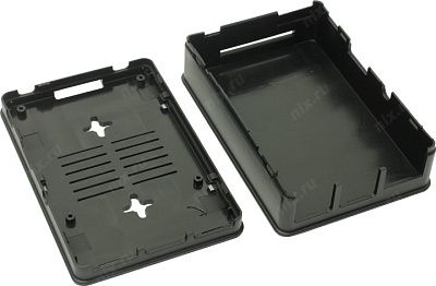 Корпус ACD RA186 Корпус ACD Black ABS Plastic Case Brick style w/ Camera cable hole for Raspberry Pi 3 B (RASP1787) (494422)