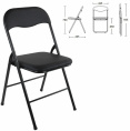 Комплект стульев BRABIX Golf CF-007, 4шт, на ножках, искусственная кожа, черный [533032]