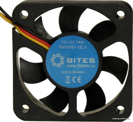 5bites Вентилятор FB5010S-12L3 50X10 / SLEEVE / 4200RPM / 3P