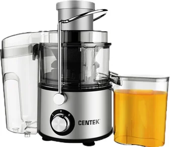Соковыжималка Centek CT-1211 черный, сталь