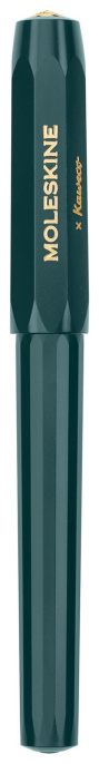 Ручка шариков. Moleskine Kaweco KAWBALLPENGRN т.зеленый d 1мм син. черн. подар.кор.