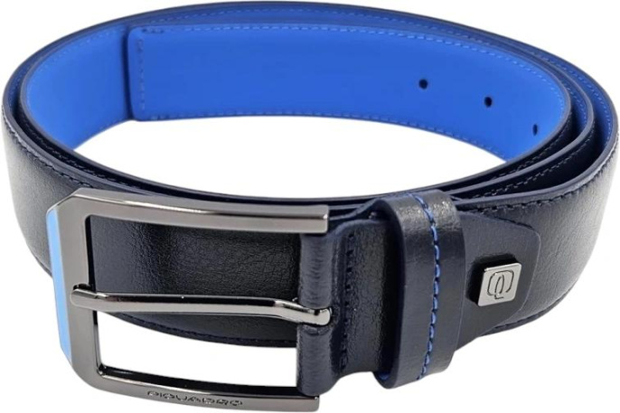 Ремень мужской Piquadro Blue Square, кожа натуральная, синий [cu6743b2/blu2]