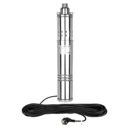 Винтовой насос Jemix 4-QGB-1-85M Ø 102 мм (4"), мощность 550 Вт, эл.кабель 40 м, макс. напор 110 м, ном. напор 50 м, при 1.8 куб.м/ч, встроенный блок управления, материал винта сталь ВН-4-110-48