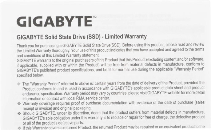 Твердотельный накопитель SSD Gigabyte M.2 2280 1TB Gen4 4000E SSD PCI Express 4.0x4, NVMe 1.4, 4000/3900, MTBF 1.5M, 3D NAND, 320TBW, RTL G440E1TB