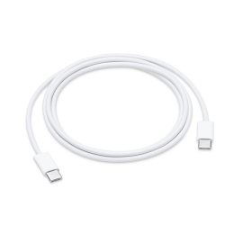 Кабель APPLE MUF72ZM/A, USB Type-C m - USB Type-C m , 1м, белый