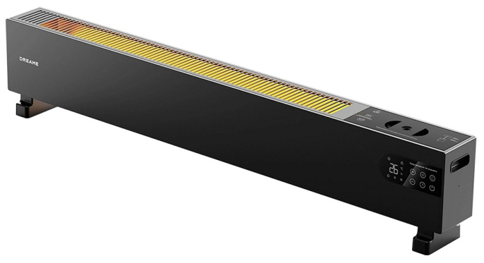 Конвекторный обогреватель Dreame HeatCore HT30 Ultra HT-22/HEAT30T-RU номинальное напряжение: 220V~, номинальная частота: 50Hz, номинальная мощность: 2200W, микропористое увлажнение: работа до 20 часов емкость 690 мл , 108 алюминиевых ребер 40х70мм с пок