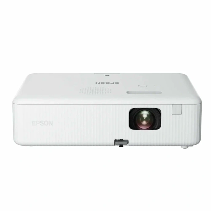 Проектор Epson CO-FH01 [V11HA84040] {3LCD 1920x1080 3000lm 16000:1, лампа 6000/12000 ч, HDMI, USB, встроенный динамик, коррекция трапеции ±30°, вес 2.4 кг}