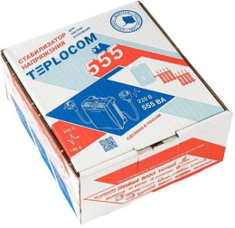 Стабилизатор напряжения БАСТИОН Teplocom ST-555 белый