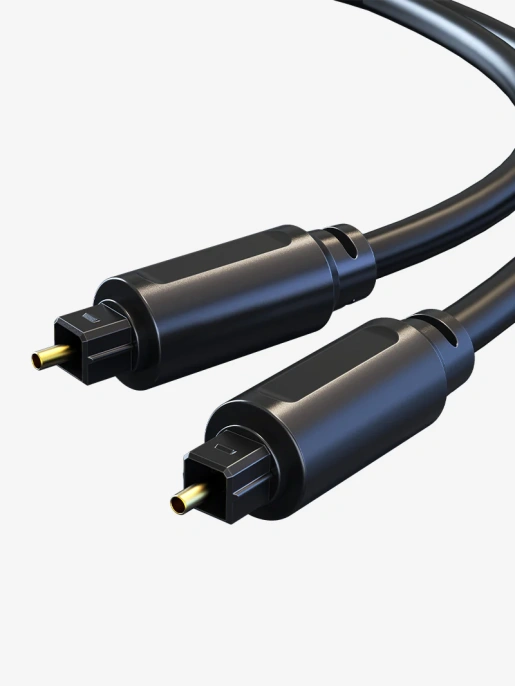 Кабель CABLETIME CF31H (CT-AV380-H03(5)-B1) 1 м, PRO TOSLINK CABLE M/M, цифровой аудиоразъем. черный