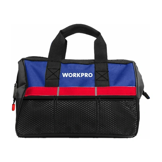 Сумка для инструмента WORKPRO 500D WP281001 320x210x230 мм, на молнии, с широким горлом 12,5" WP281001
