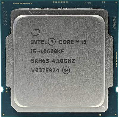 Процессор CPU Intel Core i5-10600KF 4.1 GHz/6core/1.5+12Mb/125W/8 GT/s LGA1200