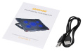 Подставка для ноутбука Digma D-NCP180-5, 18", 415х295х25 мм, 2хUSB, вентиляторы 5 х 79/150 мм, 850г, черный