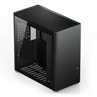 Корпус JONSBO D40 Black без БП, боковая панель из закаленного стекла, mini-ITX, micro-ATX, ATX, черн