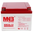 Батарея аккумуляторная АКБ MМ28-12 12В 28Ач MNB MМ28-12
