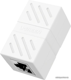 Адаптер-удлинитель для сетевого кабеля UGREEN NW114 20311 RJ 45 Network Keystone Jack In-Line Coupler Female to Female. В комплекте 1 шт. Цвет: белый
