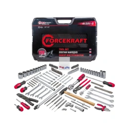 Набор инструментов Forcekraft 139 предметов 1/4", 1/2" (6гр.) (4-32мм) FK-41391-5(56420)