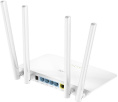 Маршрутизатор CUDY AC1200 Wi-Fi Router Dual Band, Chipset MediaTek, 802.11ac/a/b/g/n, 867Mbps at 5GHz + 300Mbps at 2.4GHz, 5 × 10/100Mbps Ports, WiFi router/AP/ Repeater/WISP Mode,4  5dBi fixed antennas, WPA3, Guest network, WPS, DDNS, VPN Client, IPv6,TR
