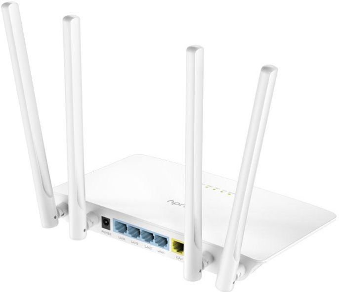 Маршрутизатор CUDY AC1200 Wi-Fi Router Dual Band, Chipset MediaTek, 802.11ac/a/b/g/n, 867Mbps at 5GHz + 300Mbps at 2.4GHz, 5 × 10/100Mbps Ports, WiFi router/AP/ Repeater/WISP Mode,4  5dBi fixed antennas, WPA3, Guest network, WPS, DDNS, VPN Client, IPv6,TR