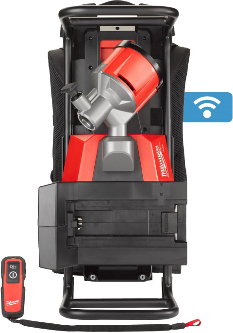 Вибратор для бетона Milwaukee MXF CV BP-0 4933479595 аккумуляторный, ранцевый, для уплотнения бетона, длина вала: 6.4 м, частота вибрации: 11200 виб/мин