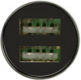 Автомобильное зар./устр. Wiiix UCC-2-37 17W 2.4A+2.4A 2xUSB универсальное черный