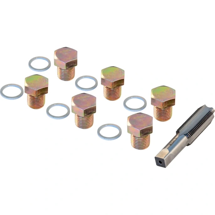 Набор для восстановления резьбы сливного отверстия поддона Thorvik ODPRK1515 M15х1.5, 7 пр 53212