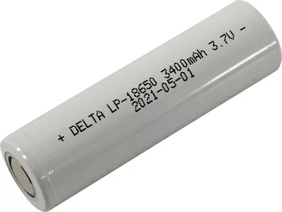 Аккумулятор Delta LP-18650 3400 (3.7V 3400mAh) Li-Ion Size "18650"